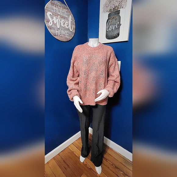 Joie Revolve Lihui Wool Alpaca Sweater in Tulip - Picture 3 of 8